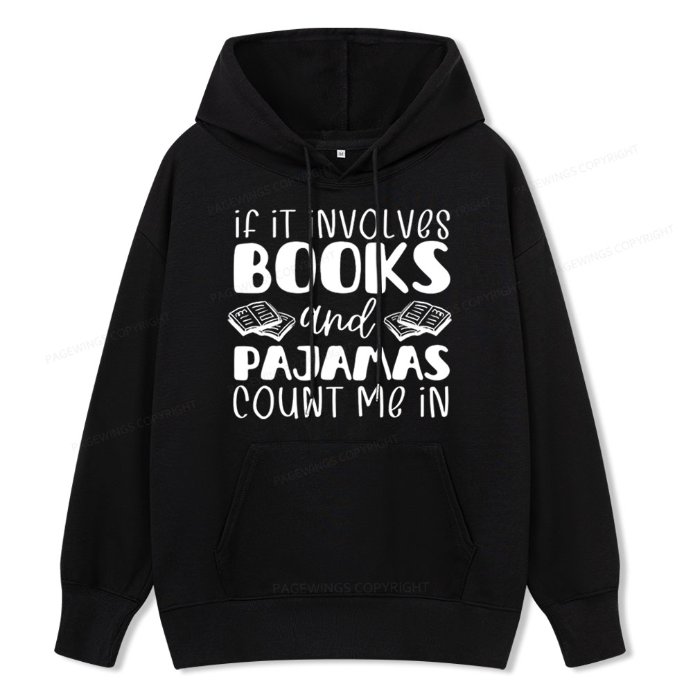 Pagewings Books And Pajamas Unisex Classic Hoodie