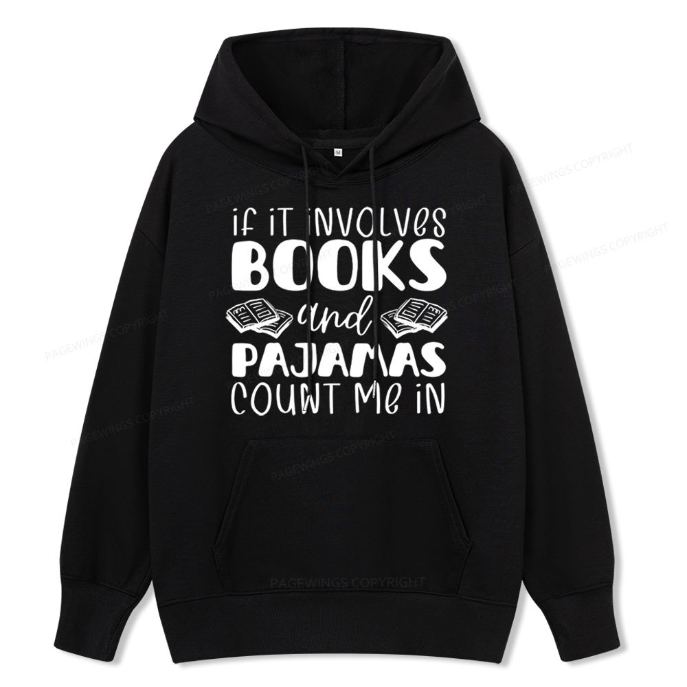 Pagewings Books And Pajamas Unisex Classic Hoodie