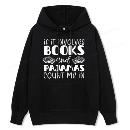 Pagewings Books And Pajamas Unisex Classic Hoodie