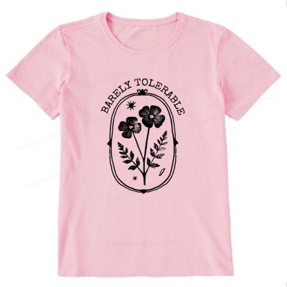 Pagewings Barely Tolerable Unisex Classic T-shirt