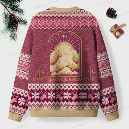 Pagewings Stormblessed Unisex Ugly Knit Sweatshirt