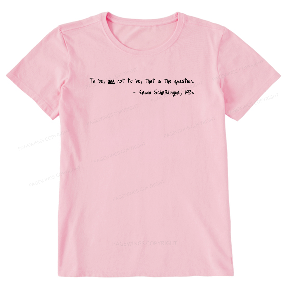 Pagewing Shakespeare Schrodinger Bookish Unisex Classic T-shirt