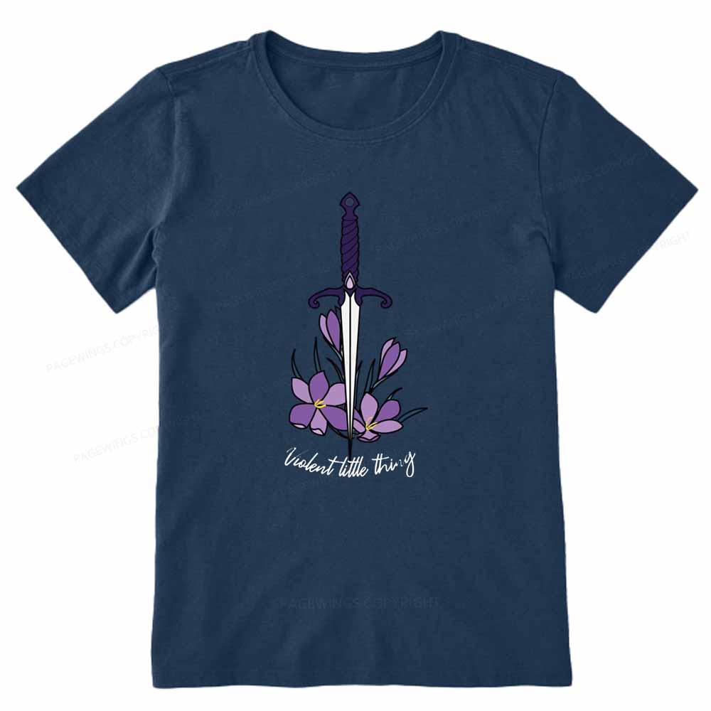 Pagewings ‘’Violent Little Thing" Fourth Wing MC Classic T-Shirt Unisex Classic T-shirt