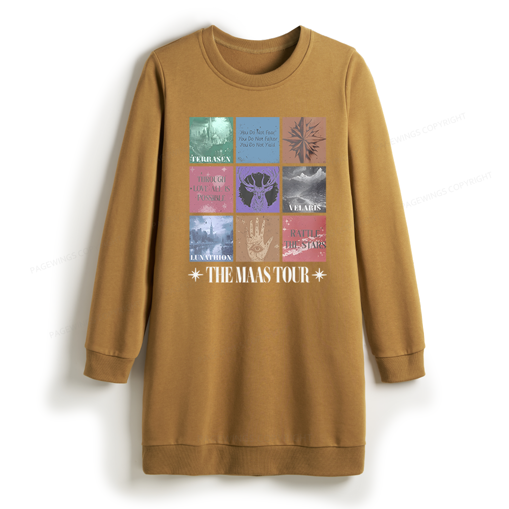 Pagewings The Maas Tour Sweatshirt Dress
