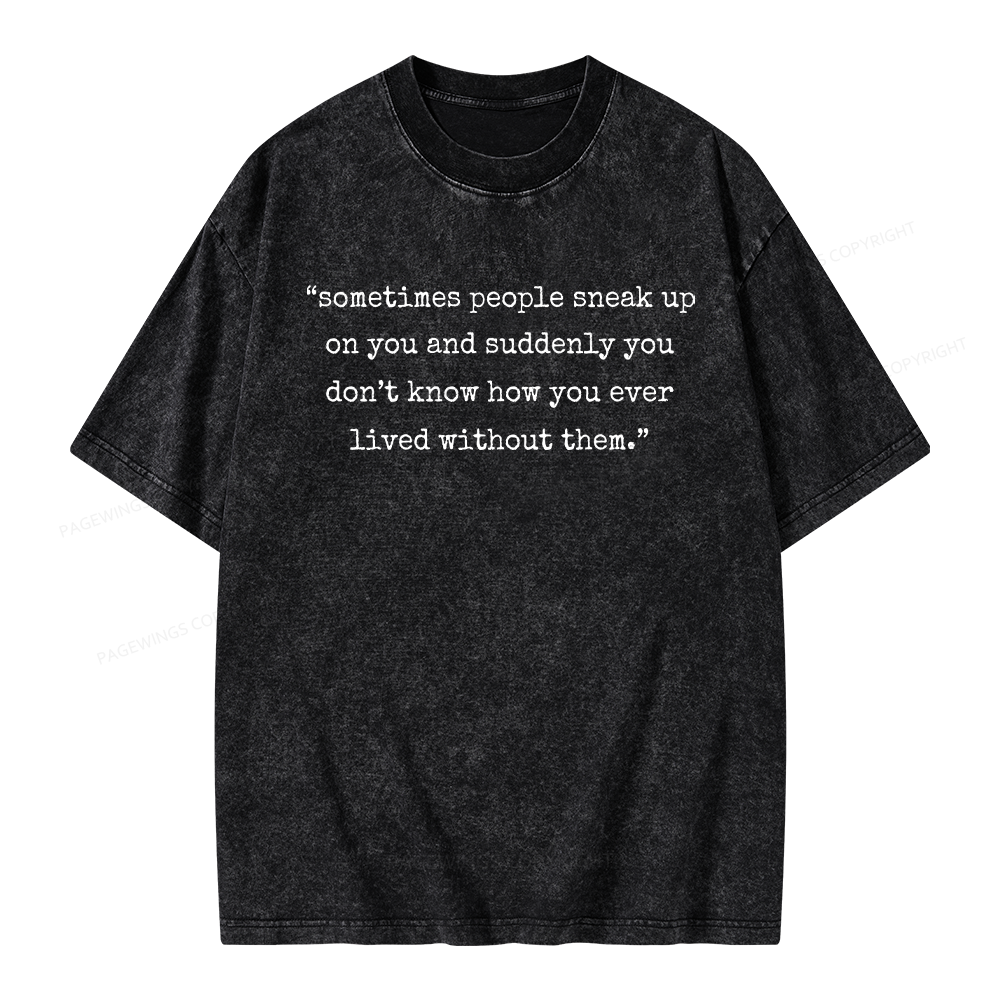 Pagewings Romance Reader Unisex Washed T-shirt