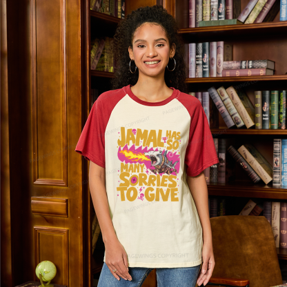 Pagewings Sci-Fi Novel Lover Raglan T-shirt