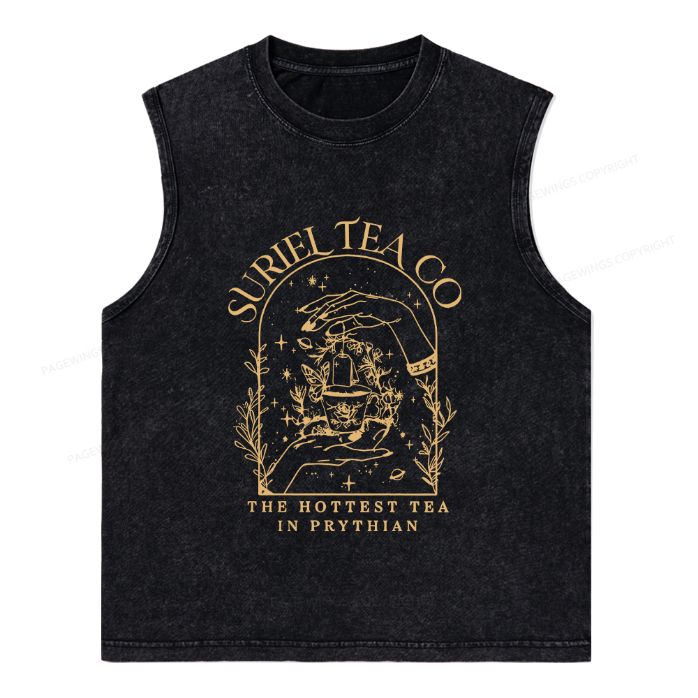 Pagewings A Court Of Thorns And Roses Unisex Washed Tank Top