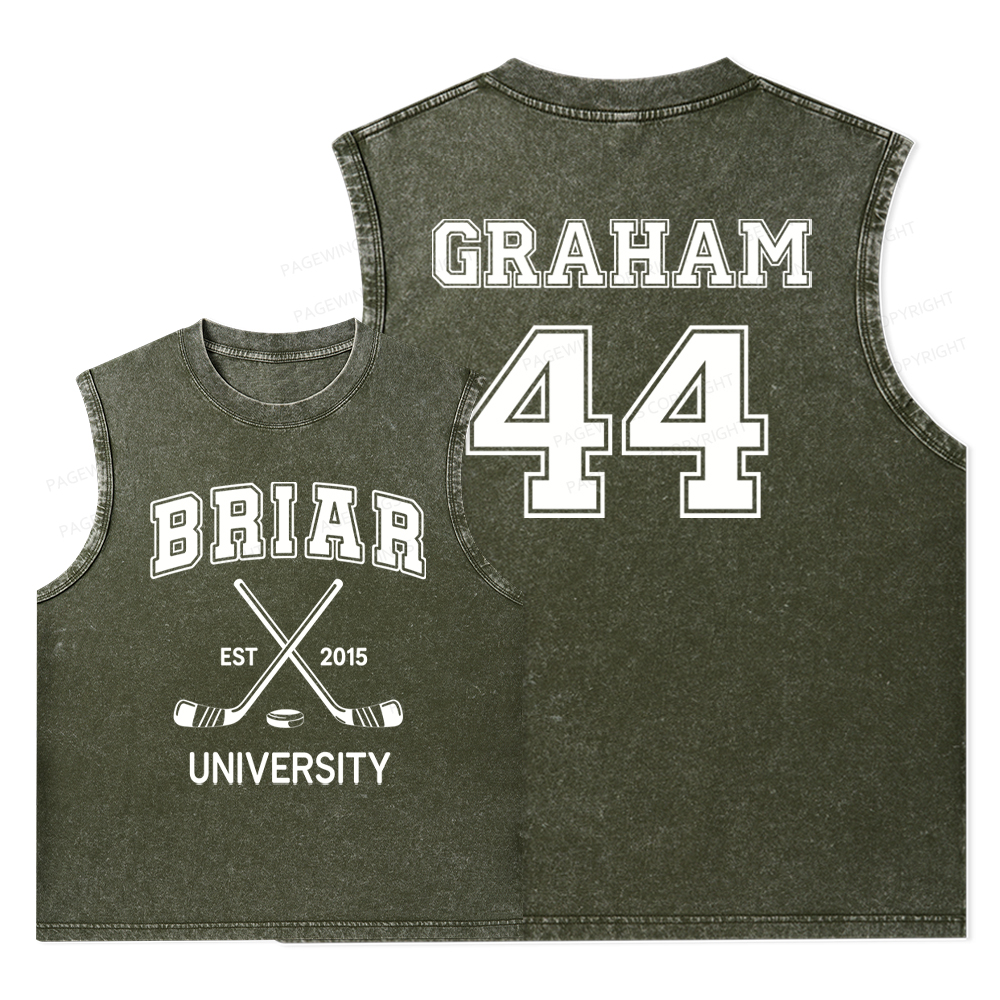 Pagewings Hockey Romance Washed Tank Top