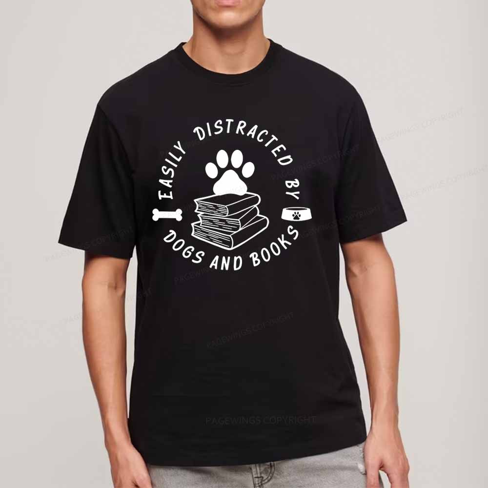 Pagewings Book Lover Sweater Funny Dog Sweater Unisex Classic T-shirt