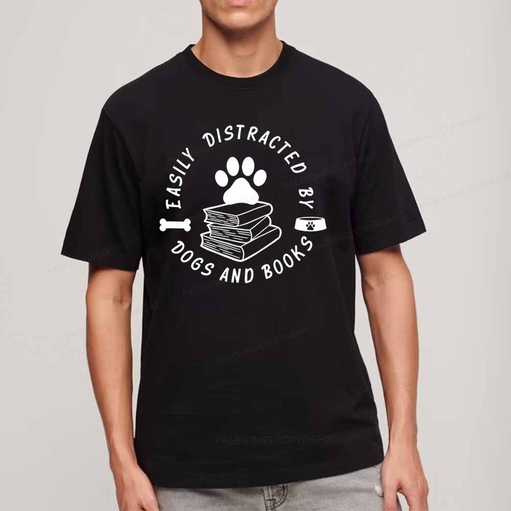 Pagewings Book Lover Sweater Funny Dog Sweater Unisex Classic T-shirt