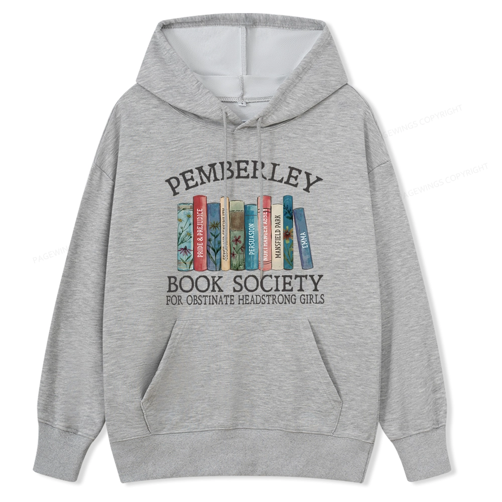 Pagewings Pemberley Book Society Unisex Classic Hoodie