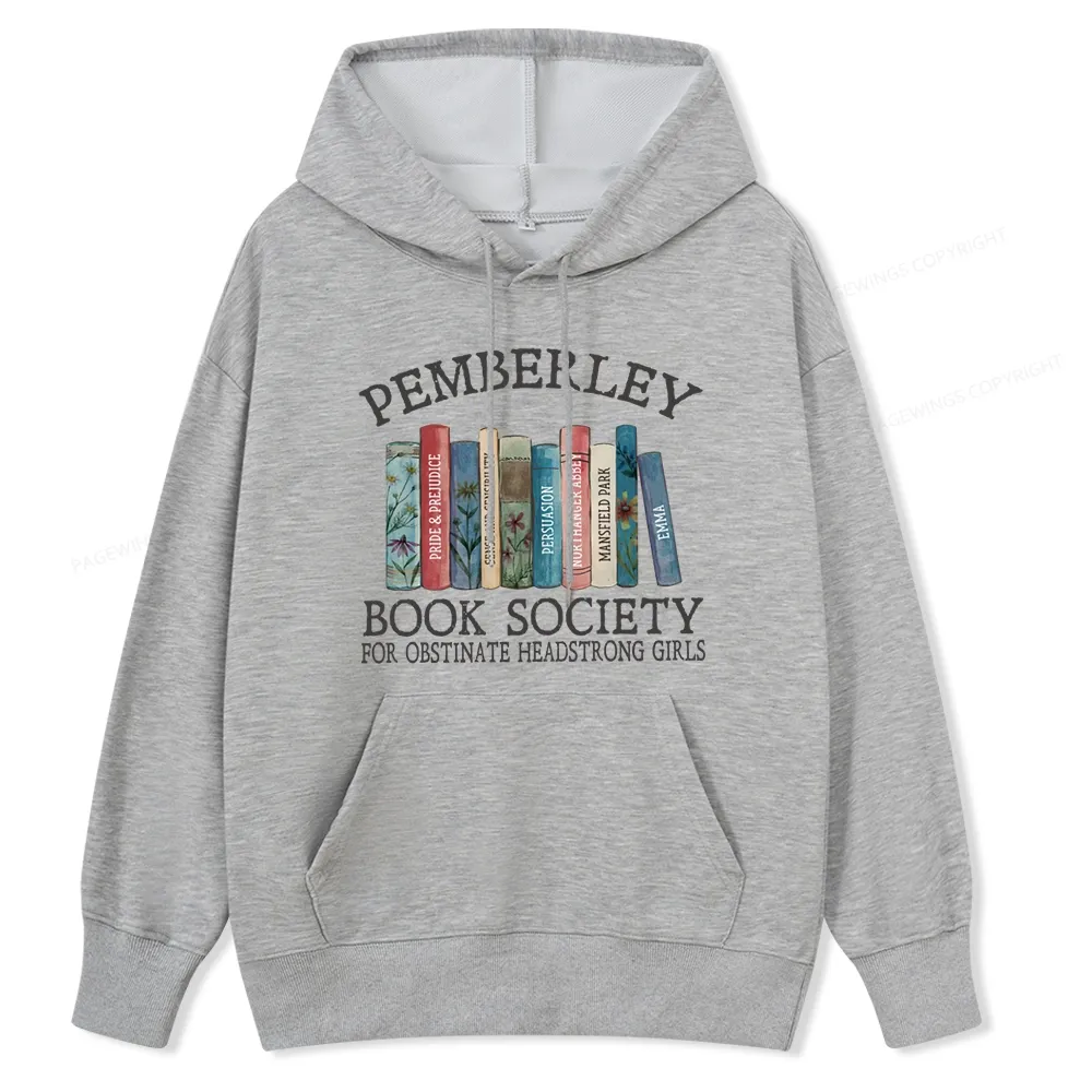 Pagewings Pemberley Book Society Unisex Classic Hoodie