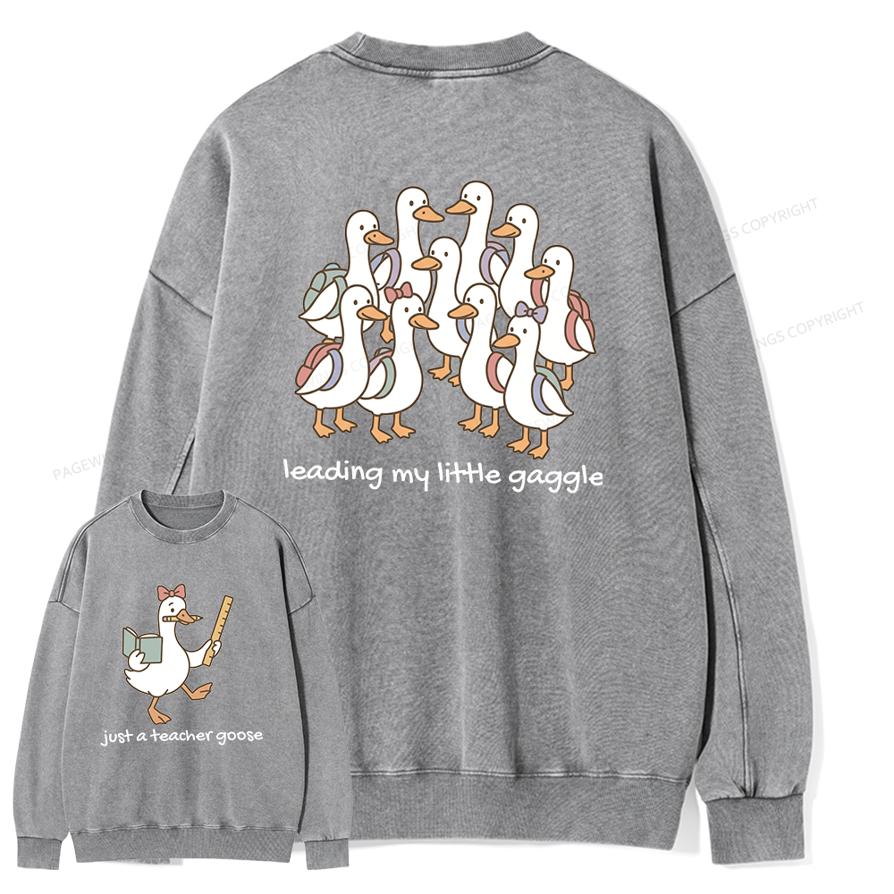 Pagewings Back to School Unisex Washed Sweatshirt