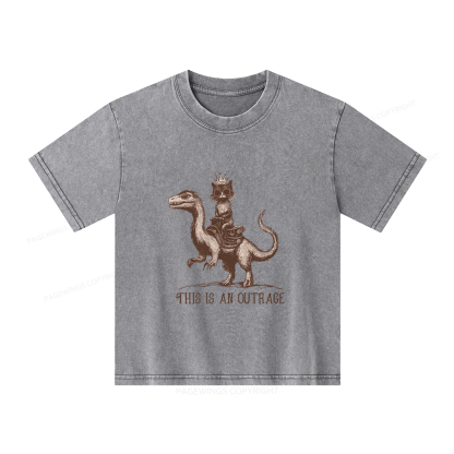 Pagewings Princess Donut Unisex Kids Washed T-shirt