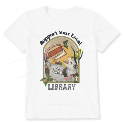 Pagewings Library Readers Make Leaders Jersey Short Sleeve Tee Unisex Classic T-shirt