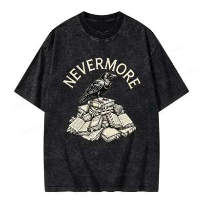 Pagewings Nevermore Unisex Washed T-shirt