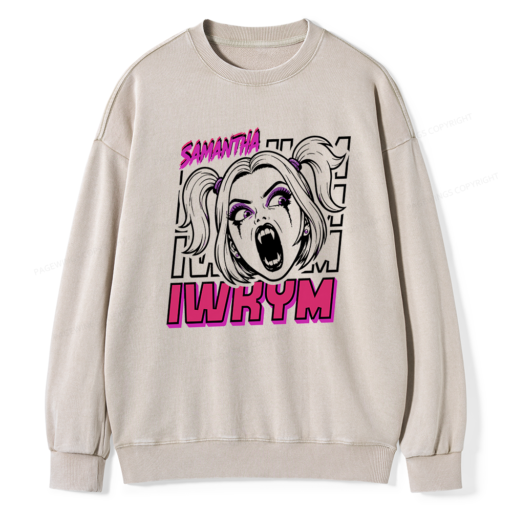 Pagewings Sci Fi Bookish Unisex Washed Sweatshirt