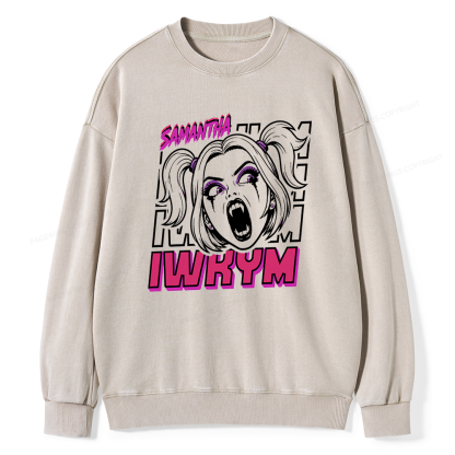 Pagewings Sci Fi Bookish Unisex Washed Sweatshirt