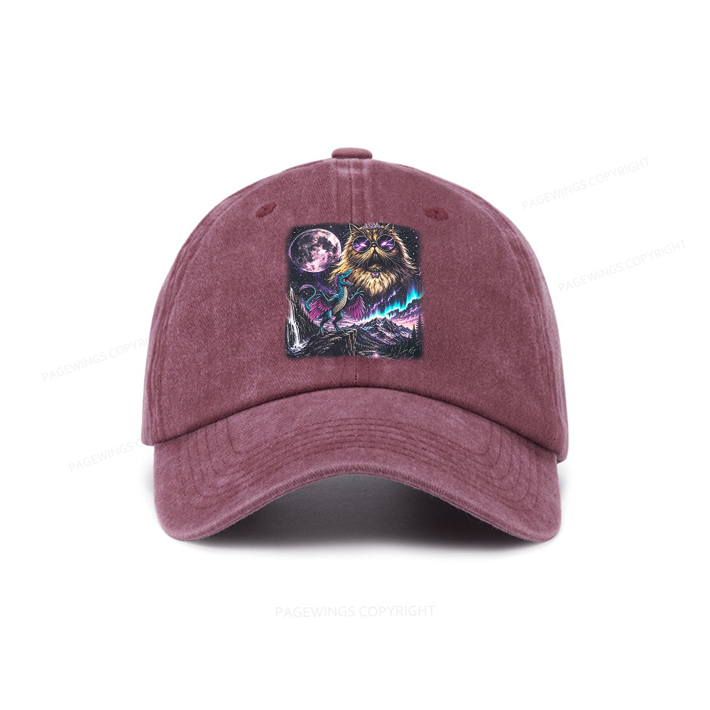 Pagewings Sci Fi Books Lover Washed Cap