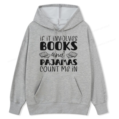 Pagewings Books And Pajamas Unisex Classic Hoodie