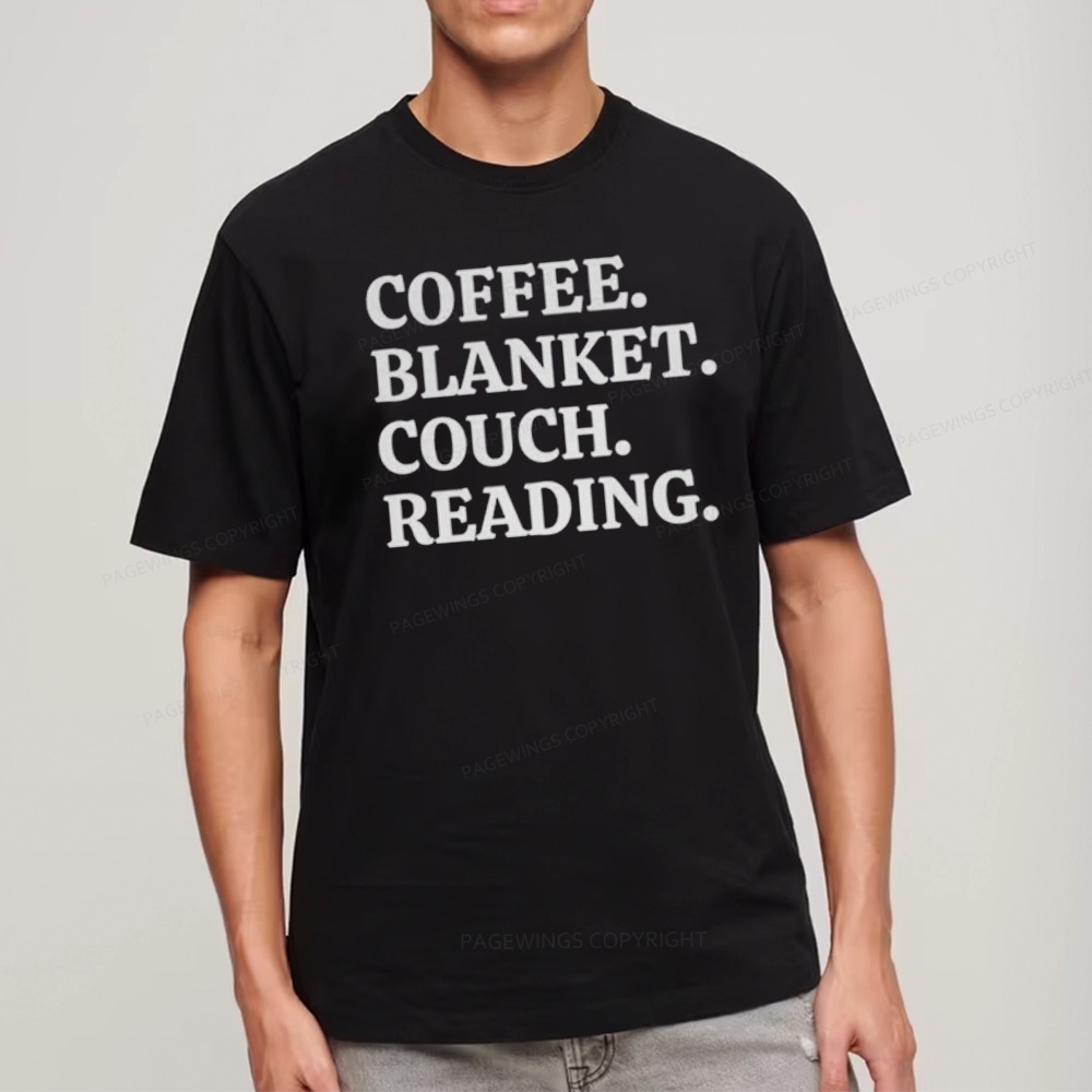 Pagewings Coffee Blanket Couch Reading Unisex Classic T-shirt