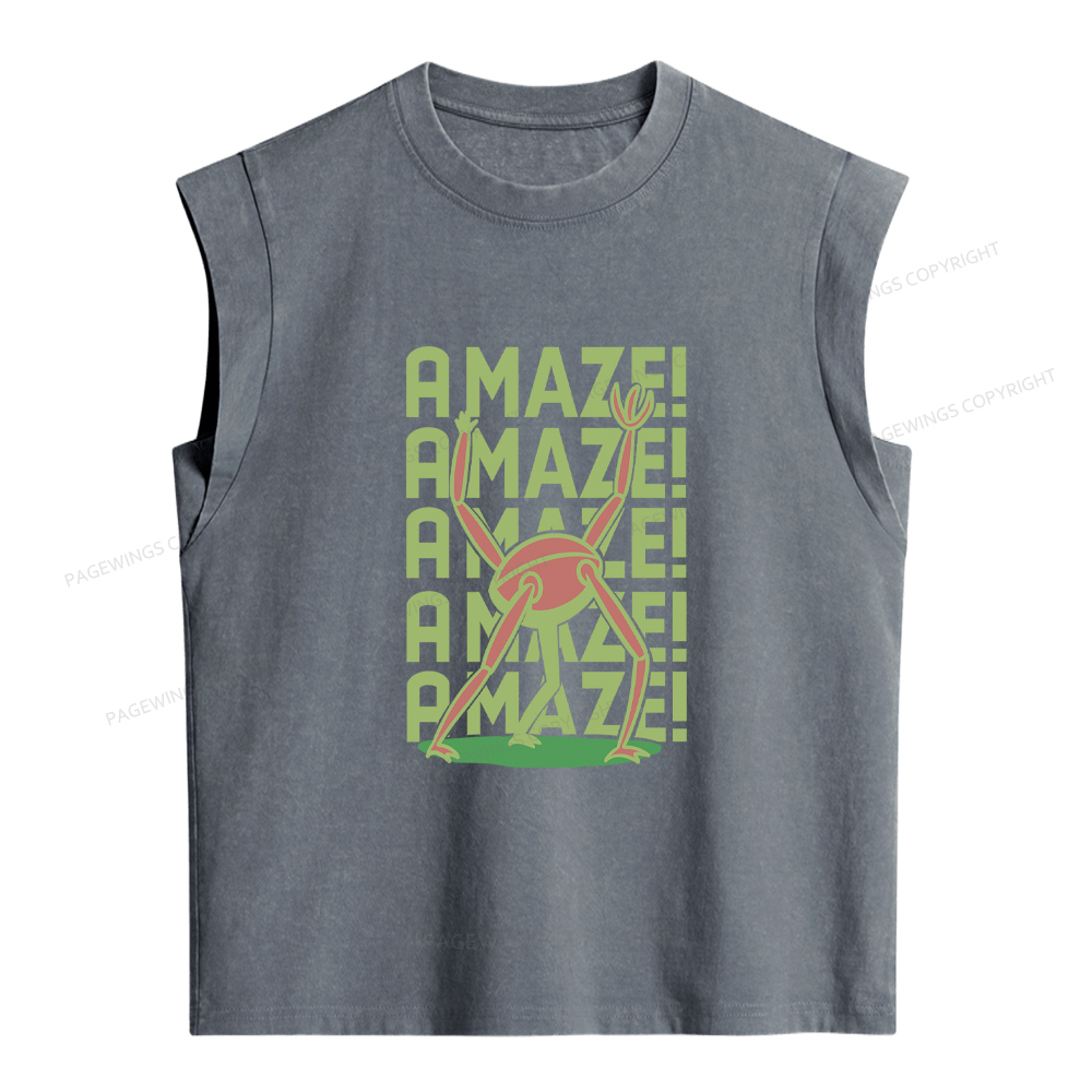 Pagewings Rocky Amaze Women's Washed Tank Top