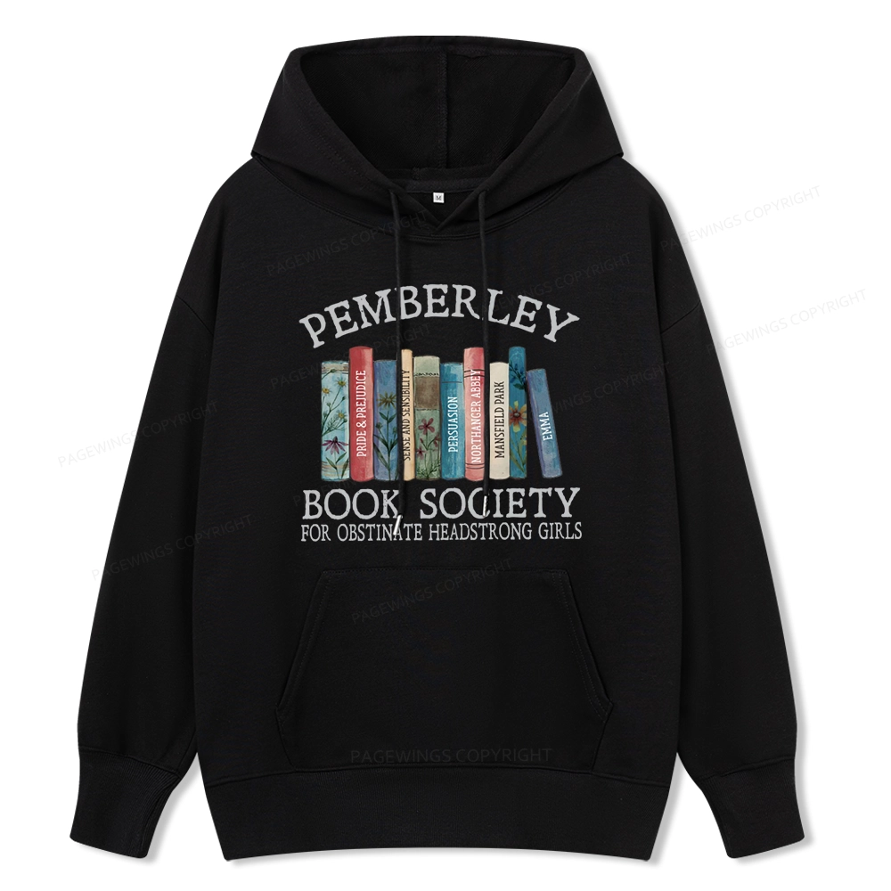 Pagewings Pemberley Book Society Unisex Classic Hoodie