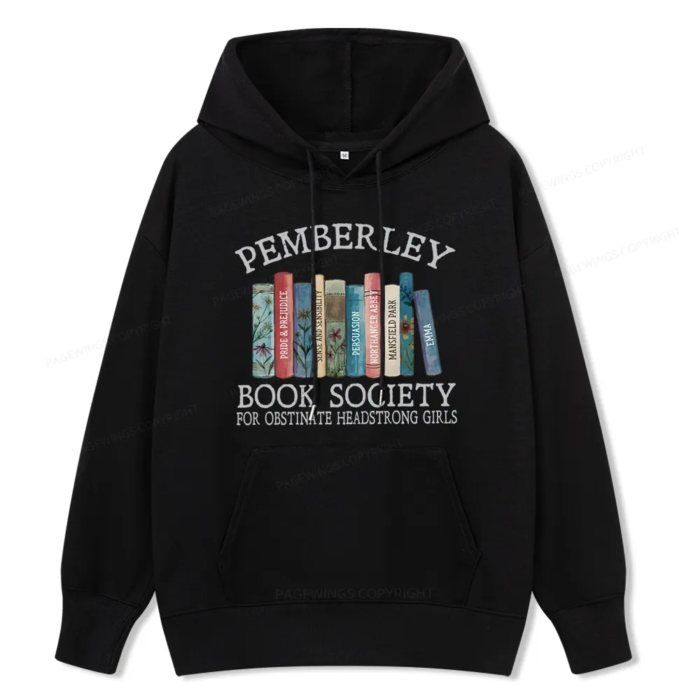 Pagewings Pemberley Book Society Unisex Classic Hoodie