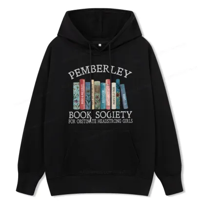 Pagewings Pemberley Book Society Unisex Classic Hoodie