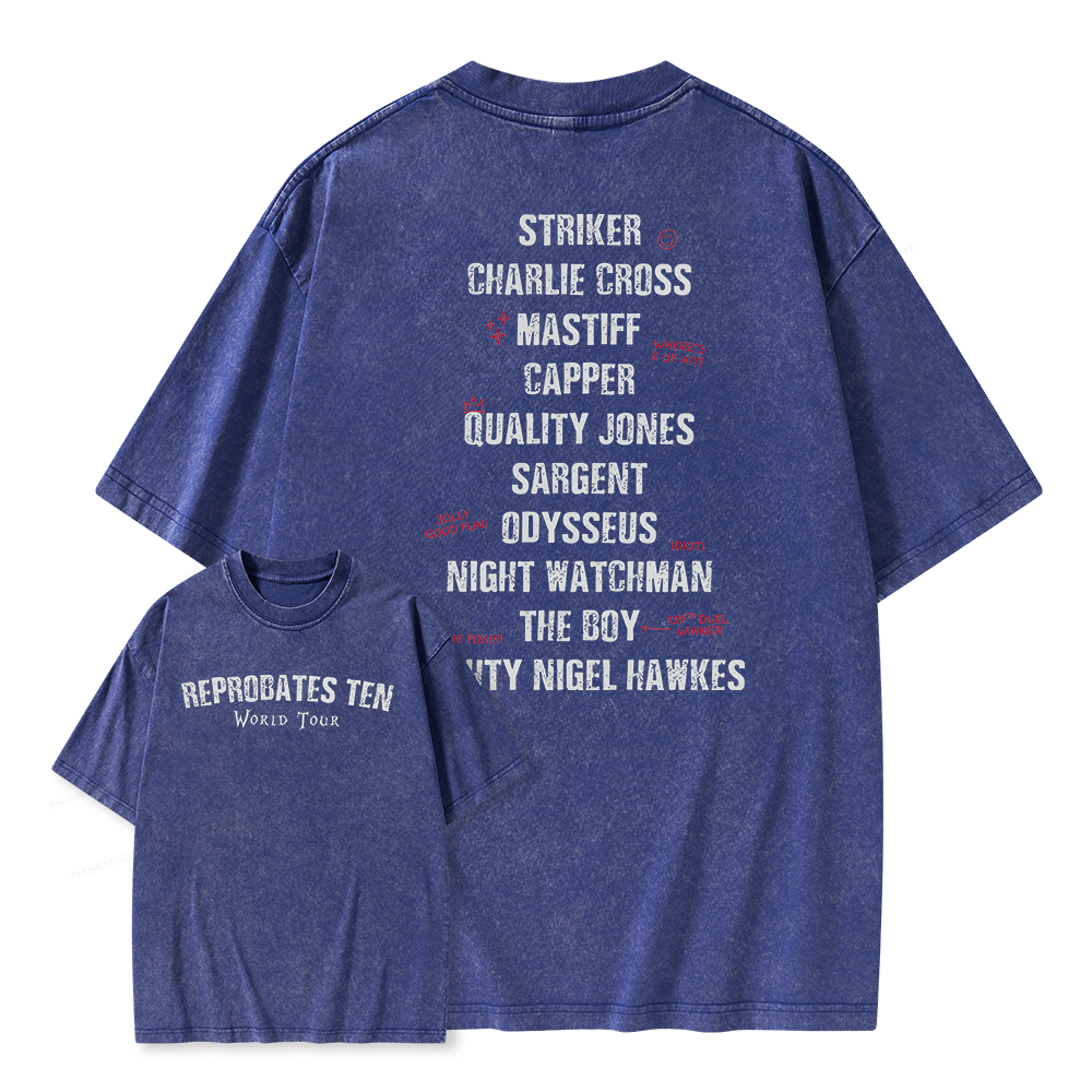 Pagewings Literature Books Unisex Washed T-shirt