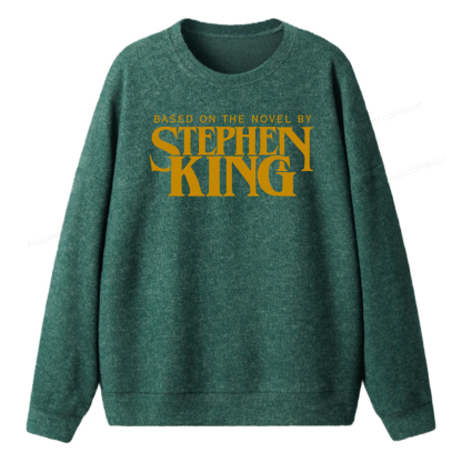 Pagewings Based On A Novel By Stephen King Unisex Knit Sweatshirt