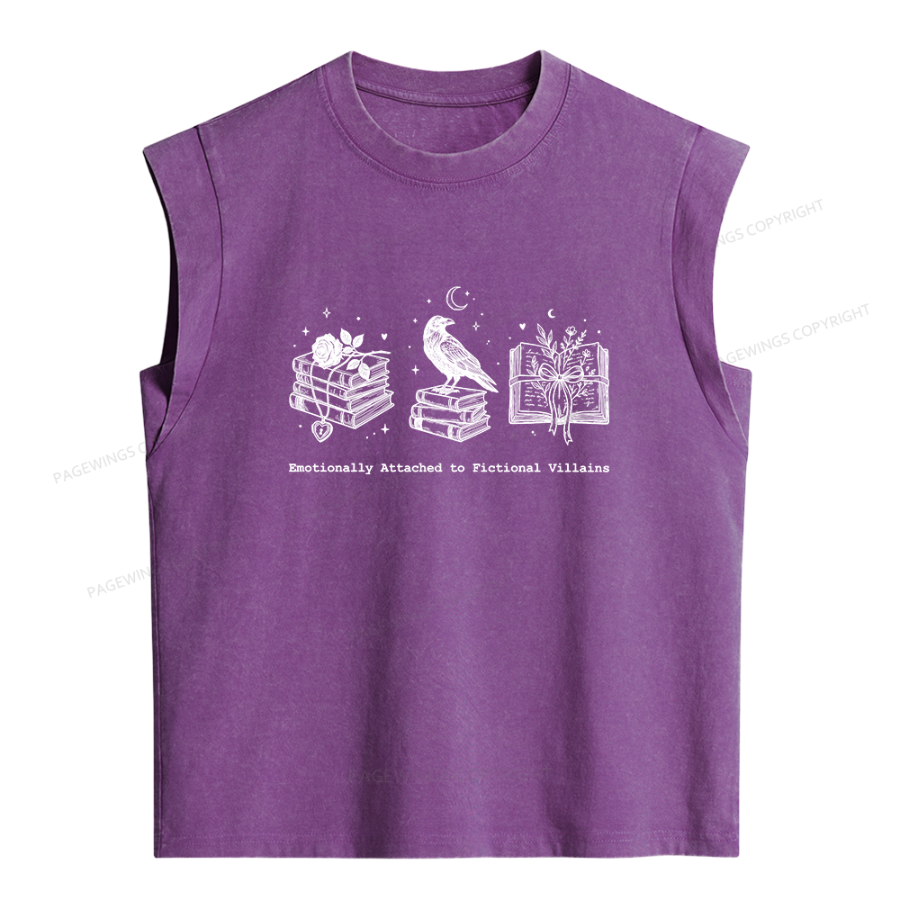 Pagewing Dark Romance Reader Women's Washed Tank Top