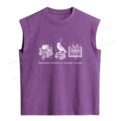 Pagewing Dark Romance Reader Women's Washed Tank Top