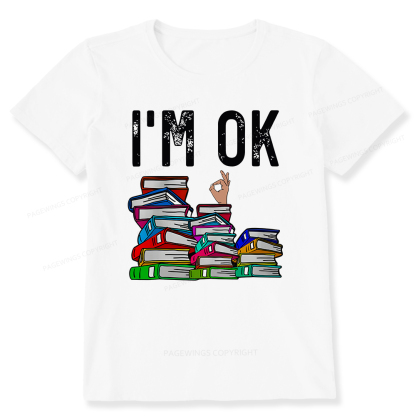 Pagewings Librarian Book Reader Funny Book Lover Unisex Classic T-shirt