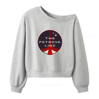 Pagewings The Petrova Line Women Off Shoulder Sweatshirt