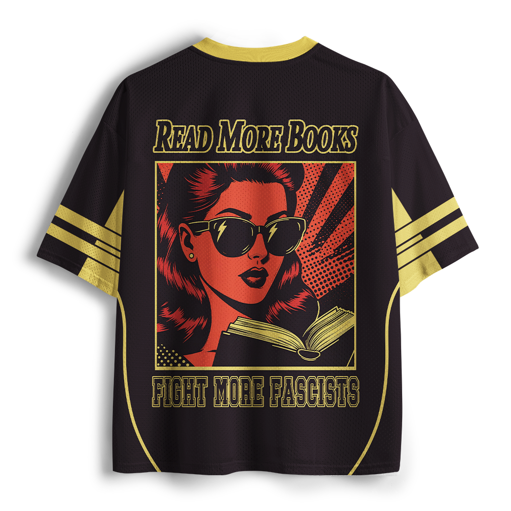 Pagewings Read More Books Unisex Mesh Jersey