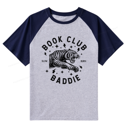Pagewings Book Club Raglan T-shirt