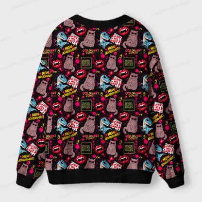 Pagewings Sci Fi Book Lover Light Knit Unisex Cardigan Sweaters