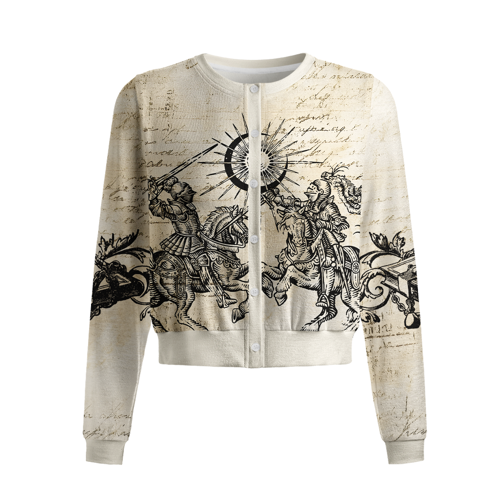 Pagewings Book Lover Crew Neck Cardigan Sweaters