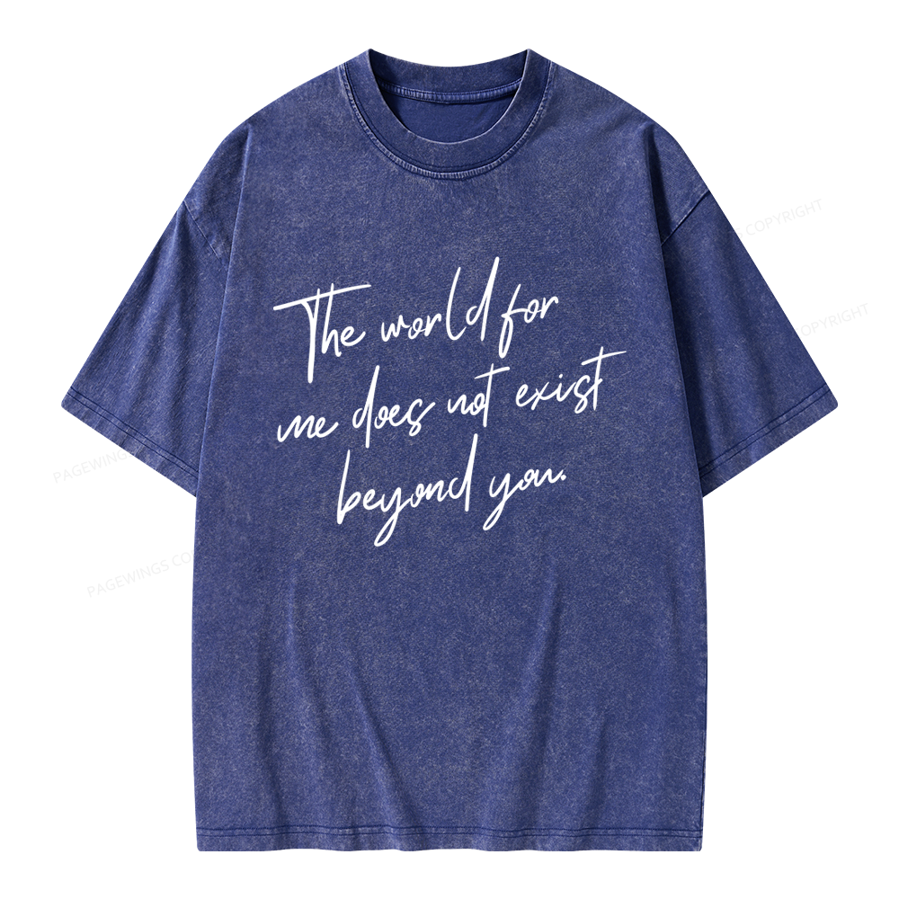 Pagewings Fantasy Reading Unisex Washed T-shirt