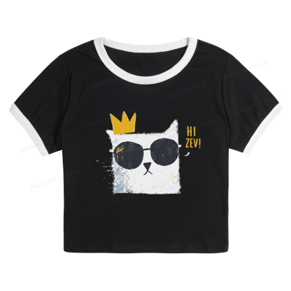 Pagewings Sci-Fi Bookish Baby Tee Cropped Ringer T-Shirt