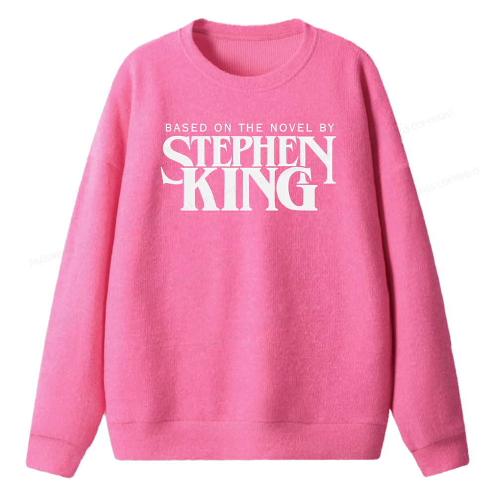 Pagewings Based On A Novel By Stephen King Unisex Knit Sweatshirt