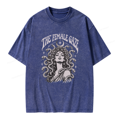Pagewings The Female Gaze Unisex Washed T-shirt