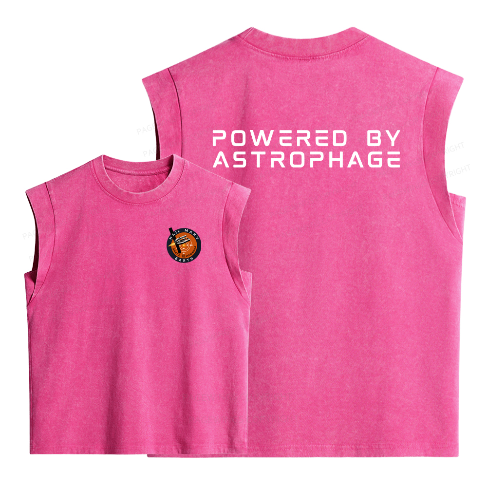 Pagewings Powered By Astrophage Women's Washed Tank Top