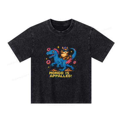 Pagewings Mongo Is Appalled Unisex Kids Washed T-shirt
