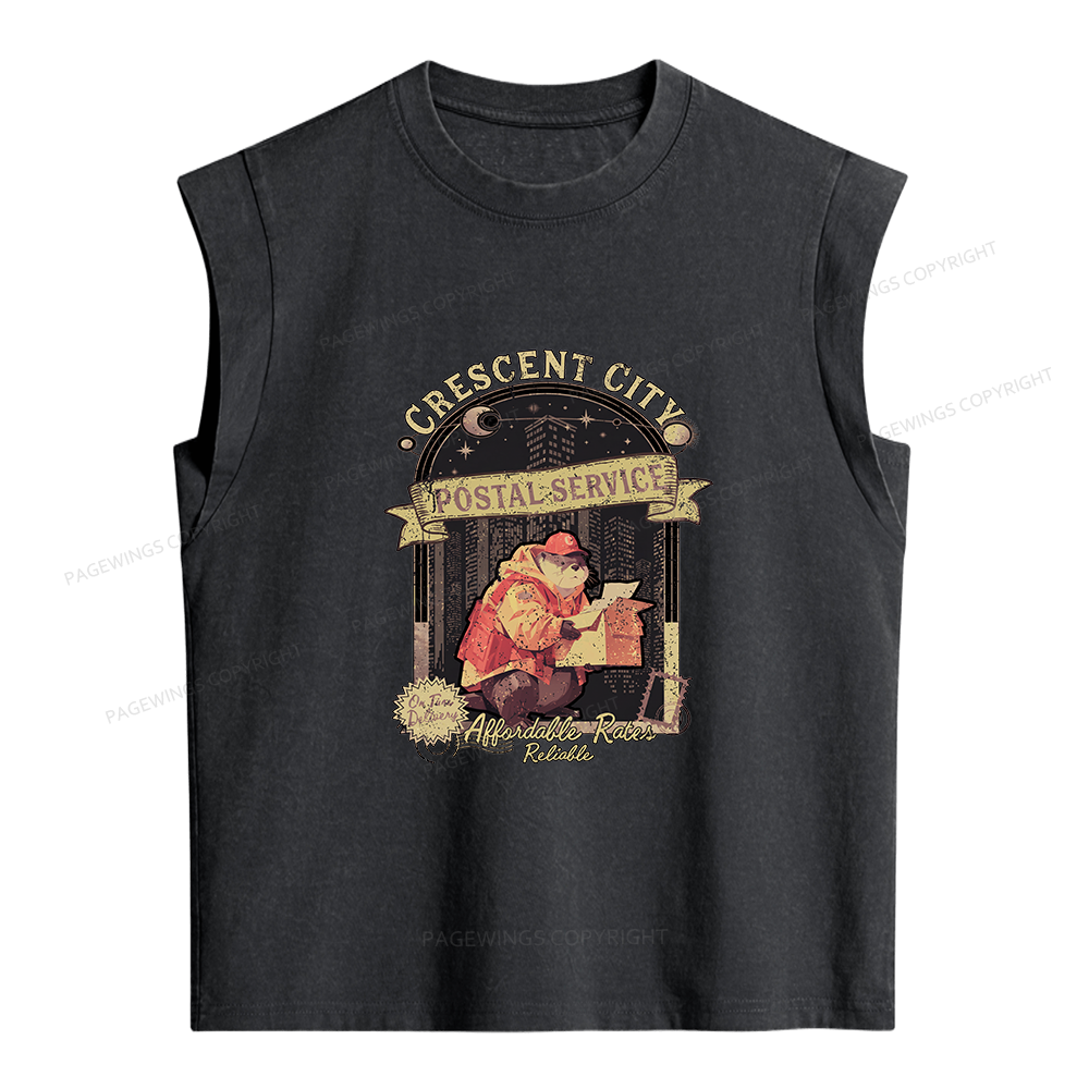 Pagewings Fantasy Book Women's Washed Tank Top