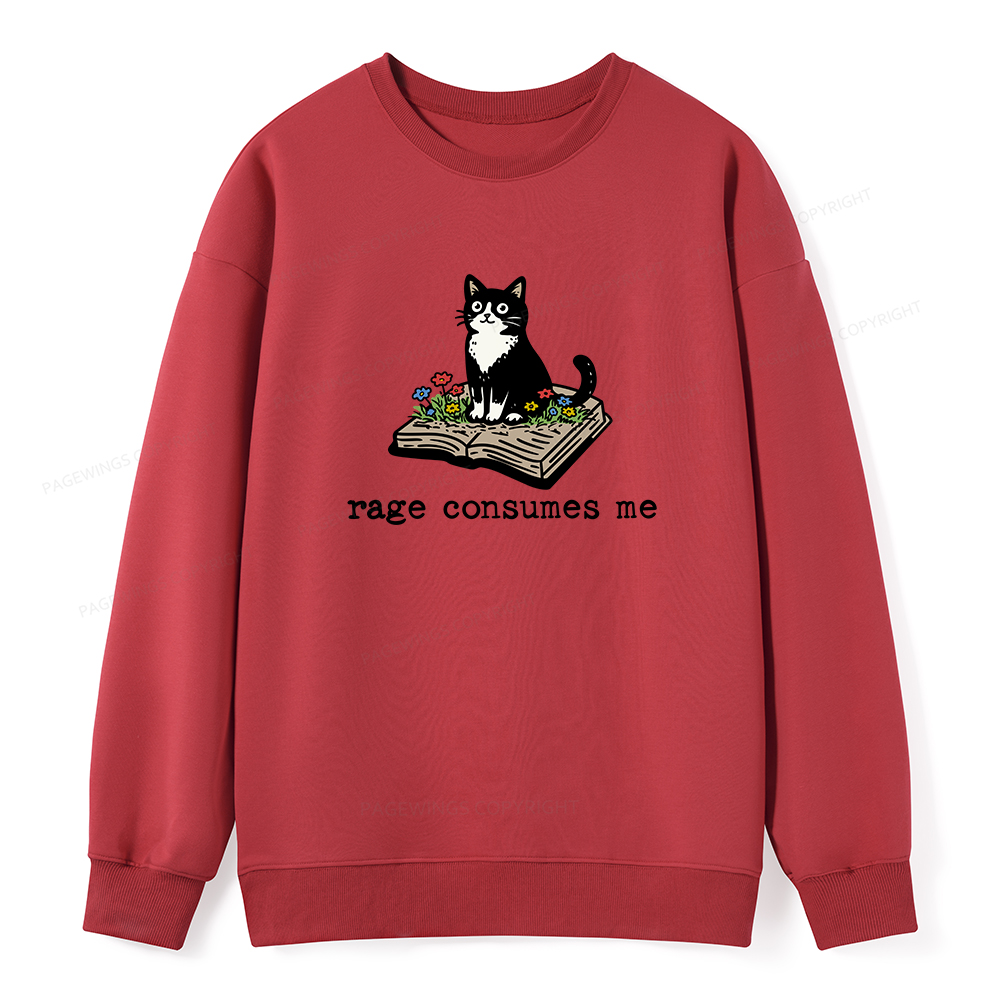 Pagewings Rage Consumes Me Unisex Classic Sweatshirt