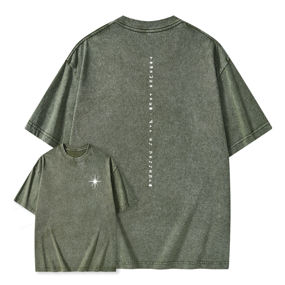 Pagewings Through Love All Is Possible Unisex Washed T-shirt