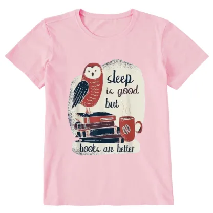 Pagewings Sleep is Good But Book is Better Unisex Classic T-shirt