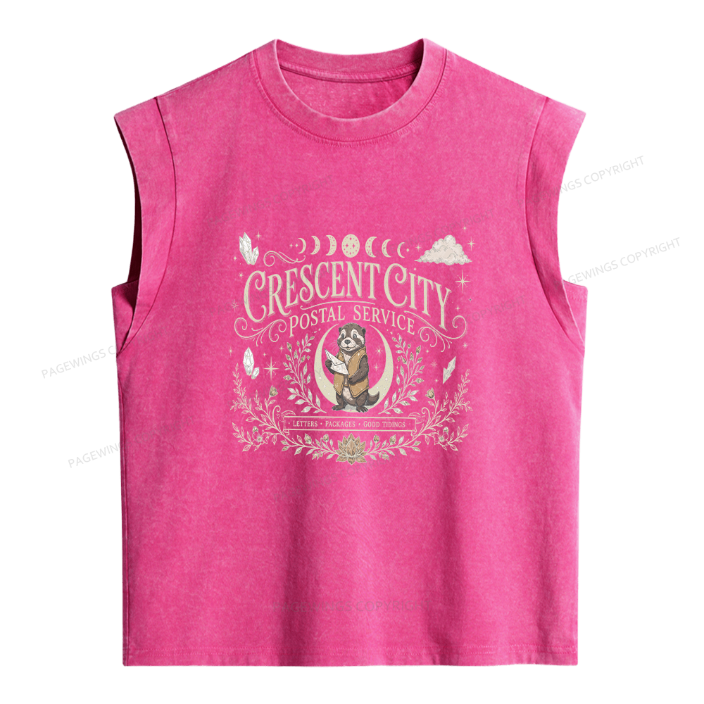 Pagewings Fantasy Reader Women's Washed Tank Top
